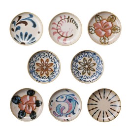 Yamakatsuminotouen KR-3003C Dinnerware Set, Set of 8, Yachimun Style, Okinawa, Present, Mino Ware, Made in Japan