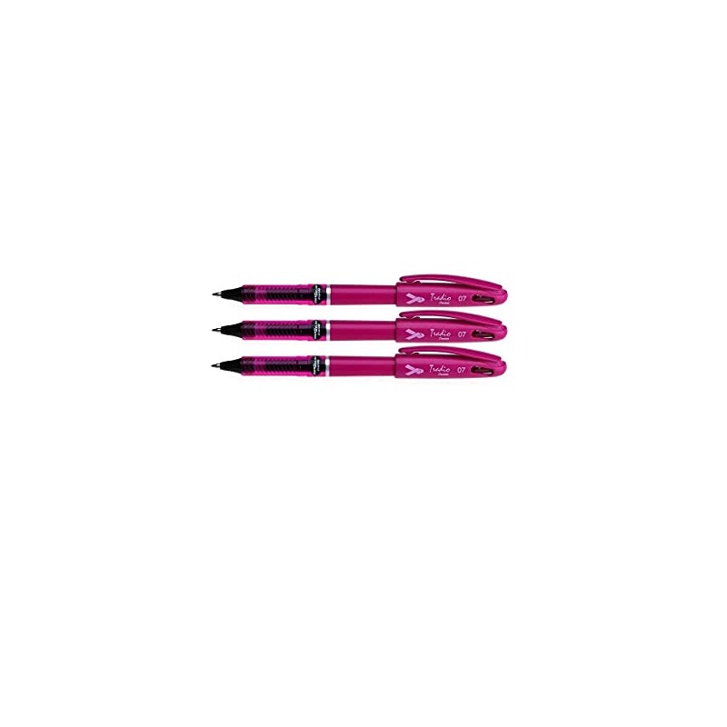 Pentel EnerGel Tradio 07 Refillable Gel Ink Pen - Pink