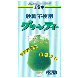 Guruen Sugar Free Green Tea, 7.1 oz (200 g) x 2 Packs