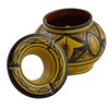 Ceramic Ashtrays Hand Made Moroccan smokeless Ceramic Medium Vivid Colors