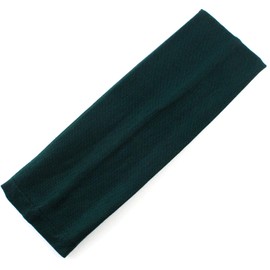 Mytoptrendz Wide Headband Kylie Hairband Headwrap Soft Elasticated Fabric Bandeaux for Girls and Women (Dark Green)