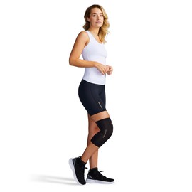 Tommie Copper Infrared Compression Knee Sleeve, Self Warming Knee Compression, Muscle Support & Stability, Slate Grey, 3XL
