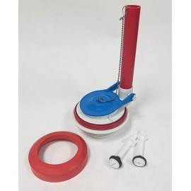 NuFlush 4-inch Flush Valve Upgrade, Replace Kohler Canister with Installation Parts