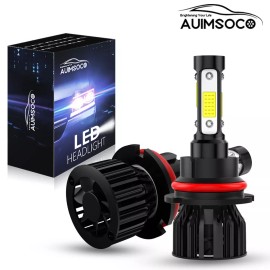 AUIMSOCO For FORD Crown Victoria 1998-2011 Combo 8000K 9007 LED Headligh Hi/Lo Beam Bulbs