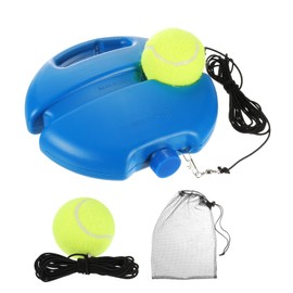 PATIKIL Tennis Train Rebound Ball with 2 String Balls, Solo Tennis Training Equipment Self Practice Portable Tennis Training Tool Rebounder Kit for Beginners Sport Exercise, Blue