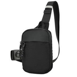 Mini Bolso Cruzado para Hombre, Impermeable y Ligero, Diseñado para el Pecho, Ideal para Trabajo, Ciclismo, Caminar, Viajes, Gimnasio, Vacaciones y Us