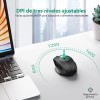 Mouse Inalámbrico M100 Ratón Bluetooth + 2.4g Recargable Silencioso Ergonómico