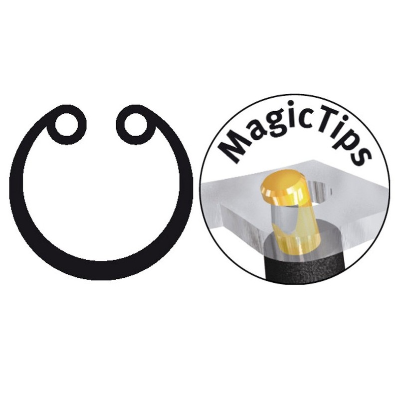 NOGA Z33401J4 Snap Ring Pliers for Holes with Magic Tip