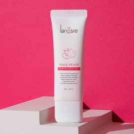 1+1 Lansret Magic Peach Whitening Fresh Face Glow Tone-up Whitening Cream 50ml / 1+1 랑스레 매직피치 화이트닝 쌩얼 민낯 광채 톤업 미백크림 50ml