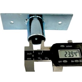 Replacement Parts Broom Attachment Accessories Mounting Repair Telescopic Handle Metal Holder Thread Adapter Cone (Metal Holder Diameter 24 mm Straight Stable Welded)