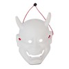 Clear Stone Japanese Mask, Hannya White, Unisex