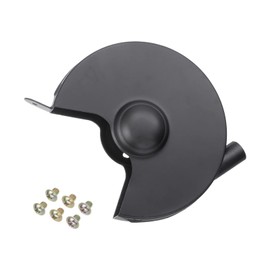 HARFINGTON Bench Grinder Wheel Inner and Outer Guard Cover 8.86" Carbon Steel Shroud Set with Screw for Bench Grinder Polisher, Black