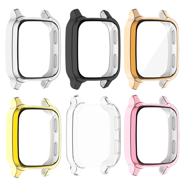 Screen Protector Compatible with Garmin Venu Sq 2 Smartwatch Case