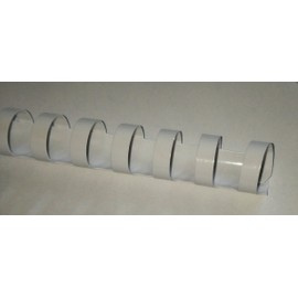 16mm White Plastic Binding Comb 21 Ring A4 145 Pages