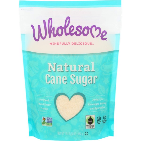 Wholesome, Whole Trade Natural Cane Sugar, 24 Ounce