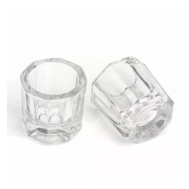 Guapisima Godete De Vidrio Vasito Uñas Acrílicas Monómero 1 Pieza