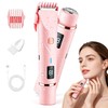 Lady Shaver for Women,2in1 Gentle Hair Remover for Face Bikini