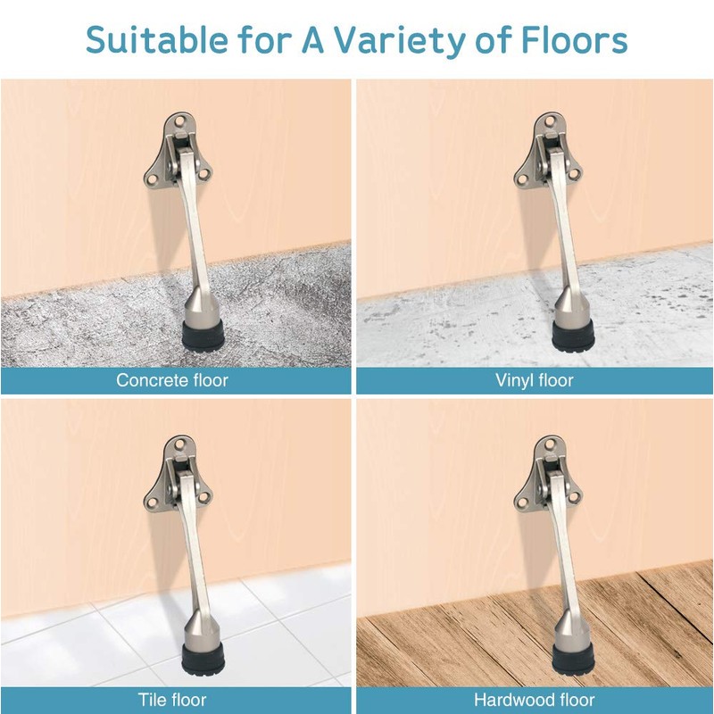 CG PLUS Door Stopper, Kickdown Door Stops for Heavy Doors,