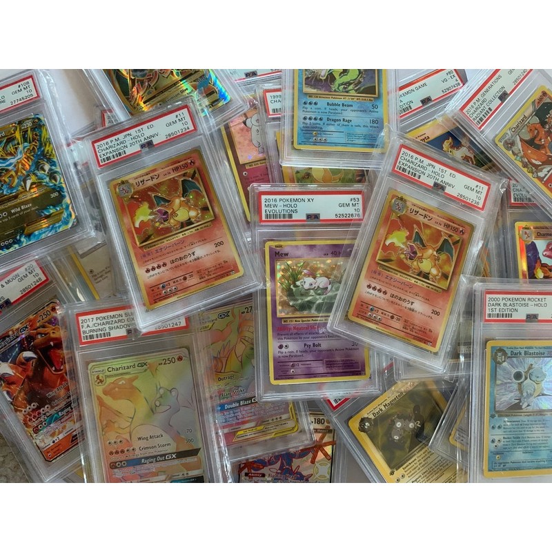 PoKéMoN Eine zufällige PSA-bewertete und authentifizierte Karte (perfekt zum Ausstellen)
