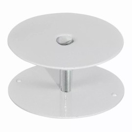 Vault Locks Door Hole Deadbolt Cover Plate 2-3/4” Diameter Maintains Door Security - White