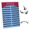 Mayhug Eyelash Extensions, 120 Pieces, D Curl Individual Eyelashes, DIY