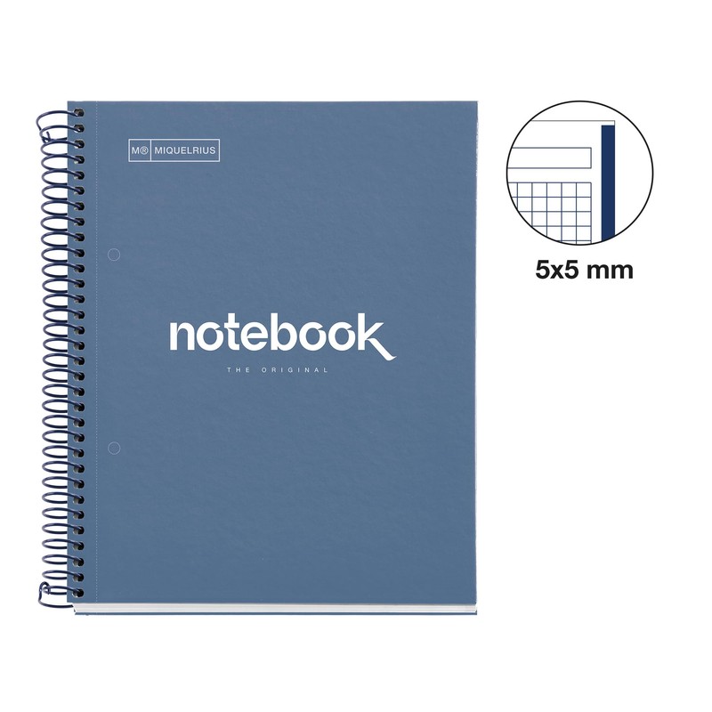Miquelrius - Notebook A5 Notebook, 1 Coloured Strip, 80 Sheets