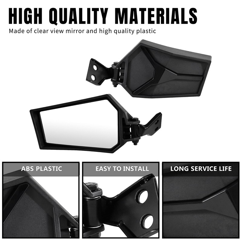 KAITIMOTO Adjustable Rearview Side Mirror for Yamaha YXZ 1000 19-25,