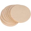 100 Pcs No.6 Coffee Filters, Moka Pot Filter Paper, Natural