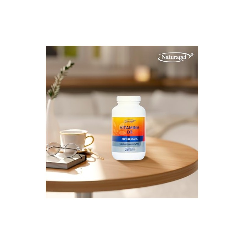Vitamina Naturagel Suplemento Alimenticio Salud General 200 Softgels 500