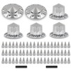 CHEDA Chrome Hub Cover Kit Compatible with Semi-Trucks 20", 22.5"