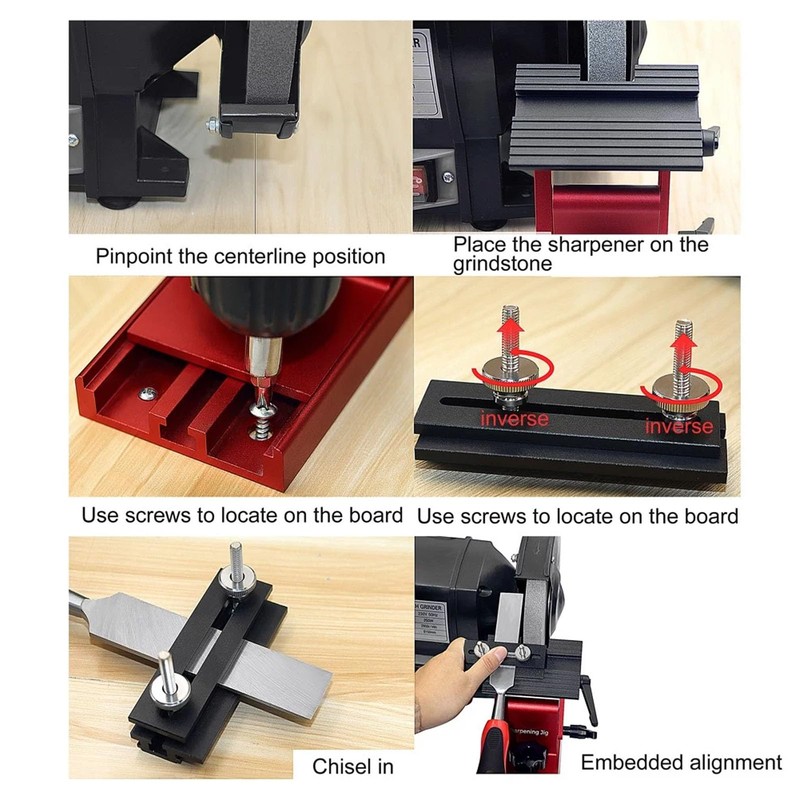 Sharpening Tool Rest Jig, Adjustable Replacement Tool Rest Sharpening Jig,