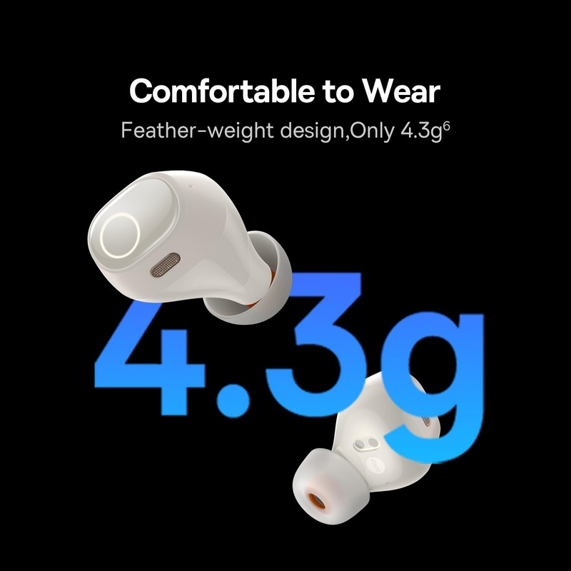 Baseus WM03 Auriculares Inalámbricos Bowie, Audio Espacial Inmersivo, Carga Ultra
