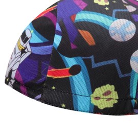BikingBros Funny Cycling Cap - Polyester Cartoon Cycling Hat-Under Helmet - Cycling Helmet Liner Breathable&Sweat Uptake