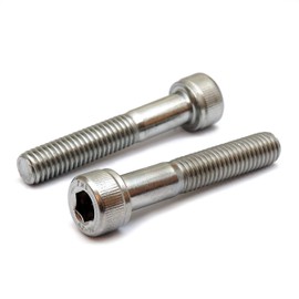 MonsterBolts - M8 x 70mm Socket Head Screws, DIN 912, Stainless Steel, Partial Thread, 10 Pack