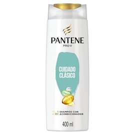 Pantene Shampoo con Acondicionador Cuidado Clásico 2en1, 400 ml