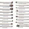 VYNESTRA 30 Pcs Pro Grade Makeup Brushes Set with Dense