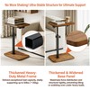 Relahous 360° Swivel TV Tray Table with 0-90° Tilt Top,