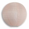 Quasimoon 8" Rose Quartz Pink Nylon Lantern, Even Ribbing, Durable, Hanging Decoration