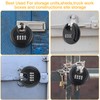 Maitys 10 Pack 4 Digit Combination Locks Stainless Steel Code
