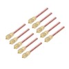10Pcs 1/4SAE HVAC Access Valve, Service Access Valve Brass Multi