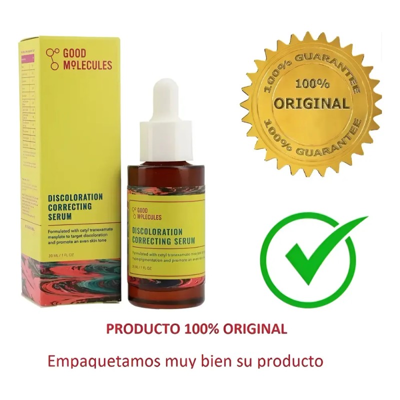 Sérum Despigmentante Good Molecules con Niacinamida y Ácido Tranexámico para