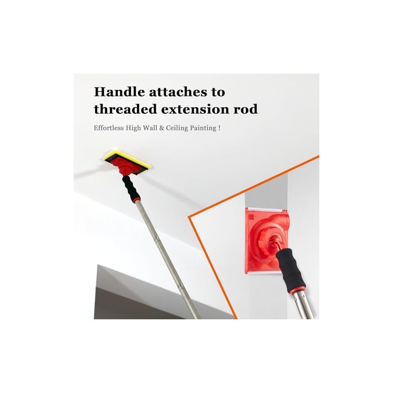 Paint Edger Tool - 360° Rotation Handle for High Ceilings