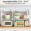 Expandable Microwave Stand, Heavy Duty 3-Tier Adjustable Microwave Oven Rack