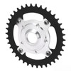 38T 104 BCD Electric Bike Chainring and Adapter Aluminum Alloy