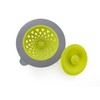 Full Circle Sinksational Sink Strainer with Stopper, Green