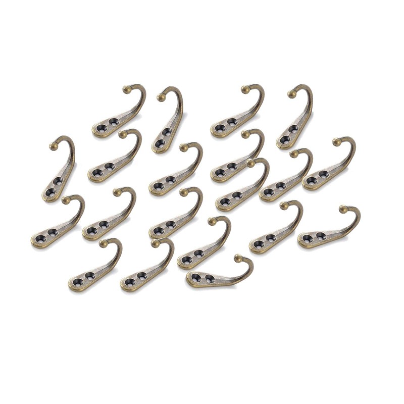 Beilala 12 Pack Coat Hooks Door Wall, Small Single Metal
