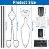 Hysagtek 9 Pcs Crucibles for Melting Metal Kit - Graphite