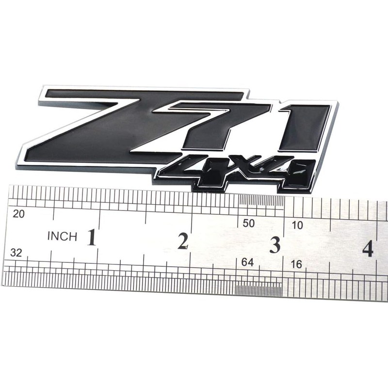 2Pcs Z71 4x4 Emblems 3D Badge Decal Nameplate Compatible with
