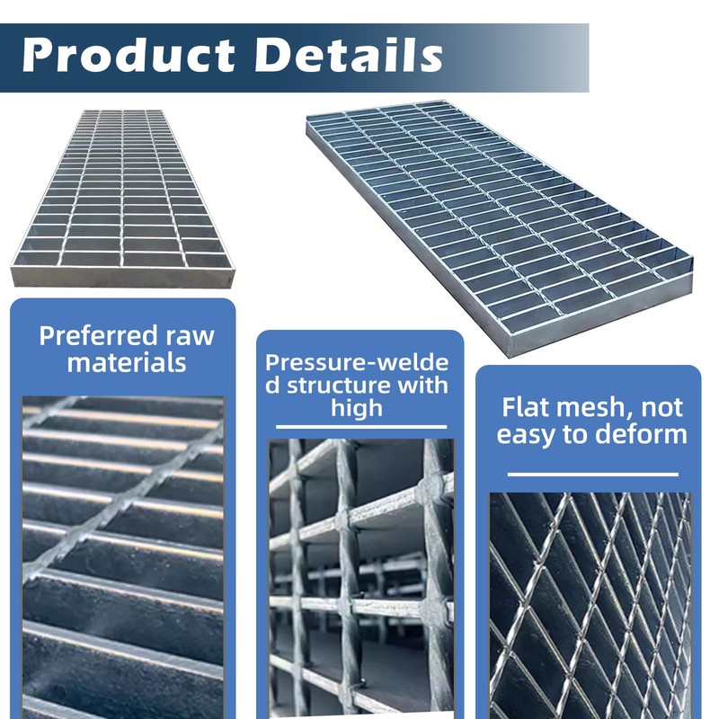 Galvanized Steel Drain Grate,28 * 28in Outdoor Drain Cover,Heavy Duty