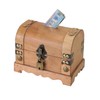 HMF 6414700 Wooden Money Box with Lock | Set of